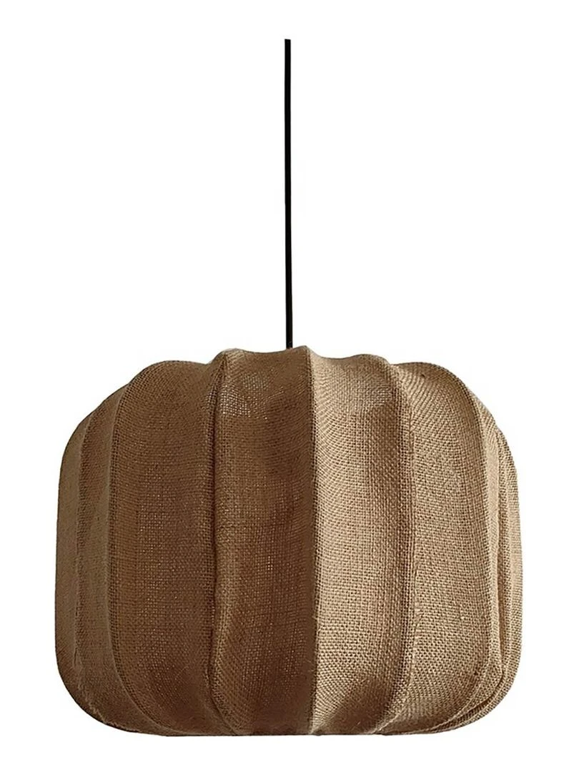 Abat jour lanterne 100% jute Beige