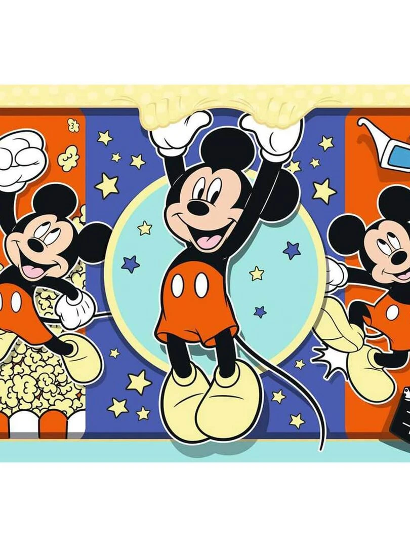 Puzzles 2 x 24 pièces : Disney Mickey Mouse : Au cinéma N/A