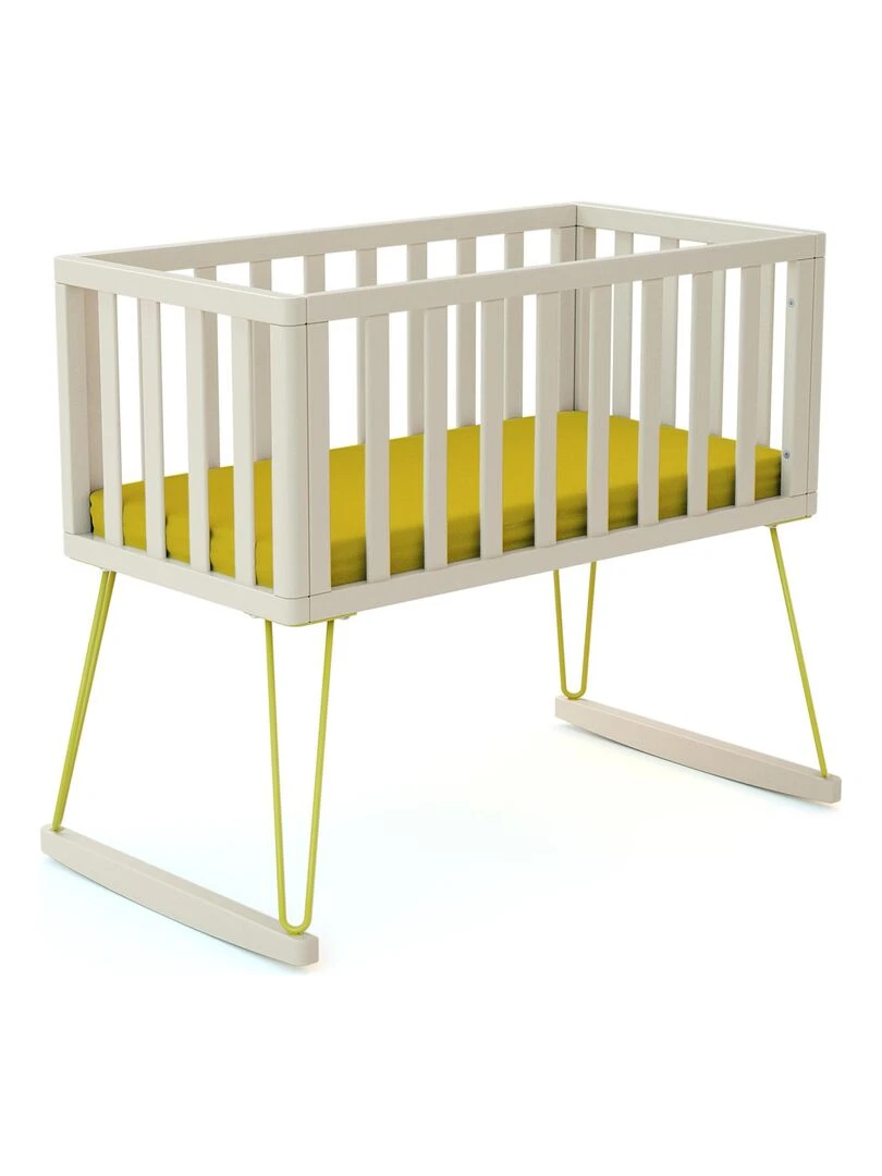 JURABABY Berceau 40x80 ONLY Blanc Jaune