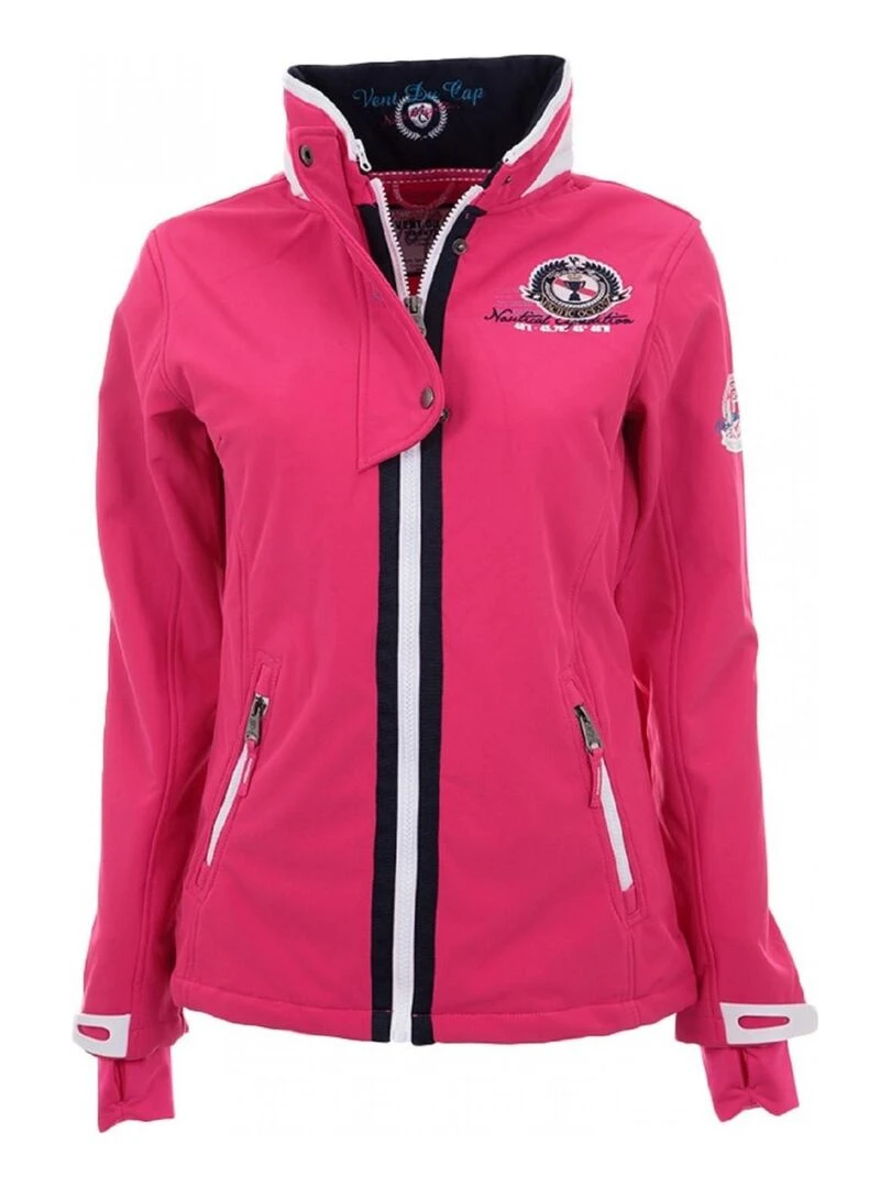 Blouson softshell fille GADJI VENT DU CAP Rose
