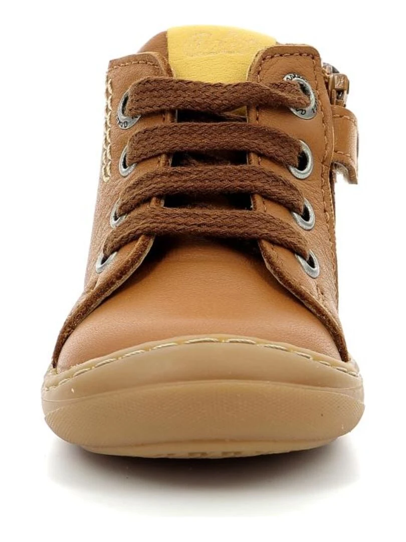 Bottillons Cuir Chyoso   Beige