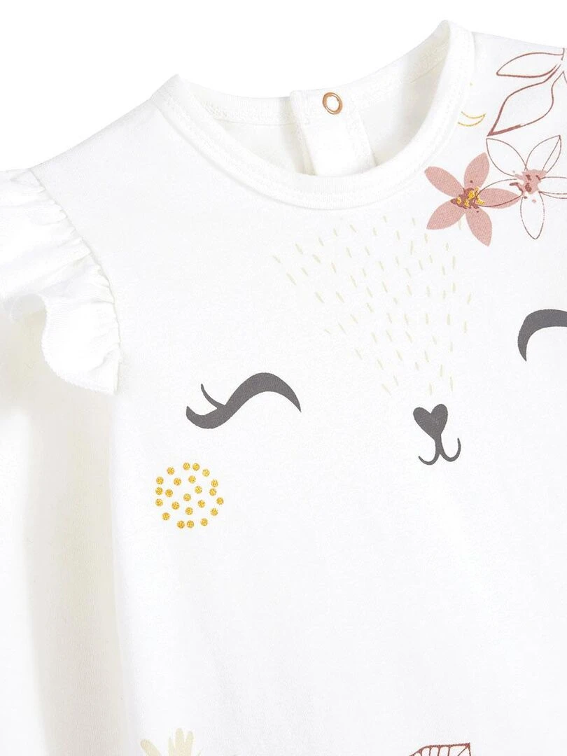 Pyjama bébé 2 pièces Sahara   Ecru