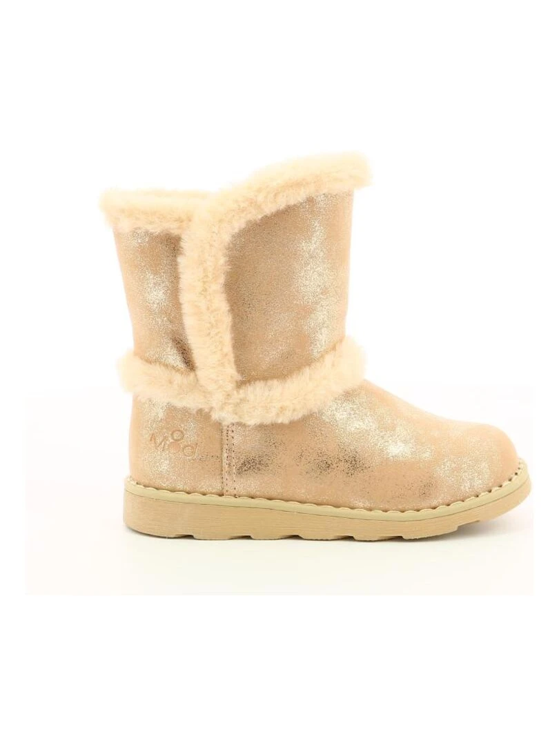 Boots Synthetique Aldoux Rose