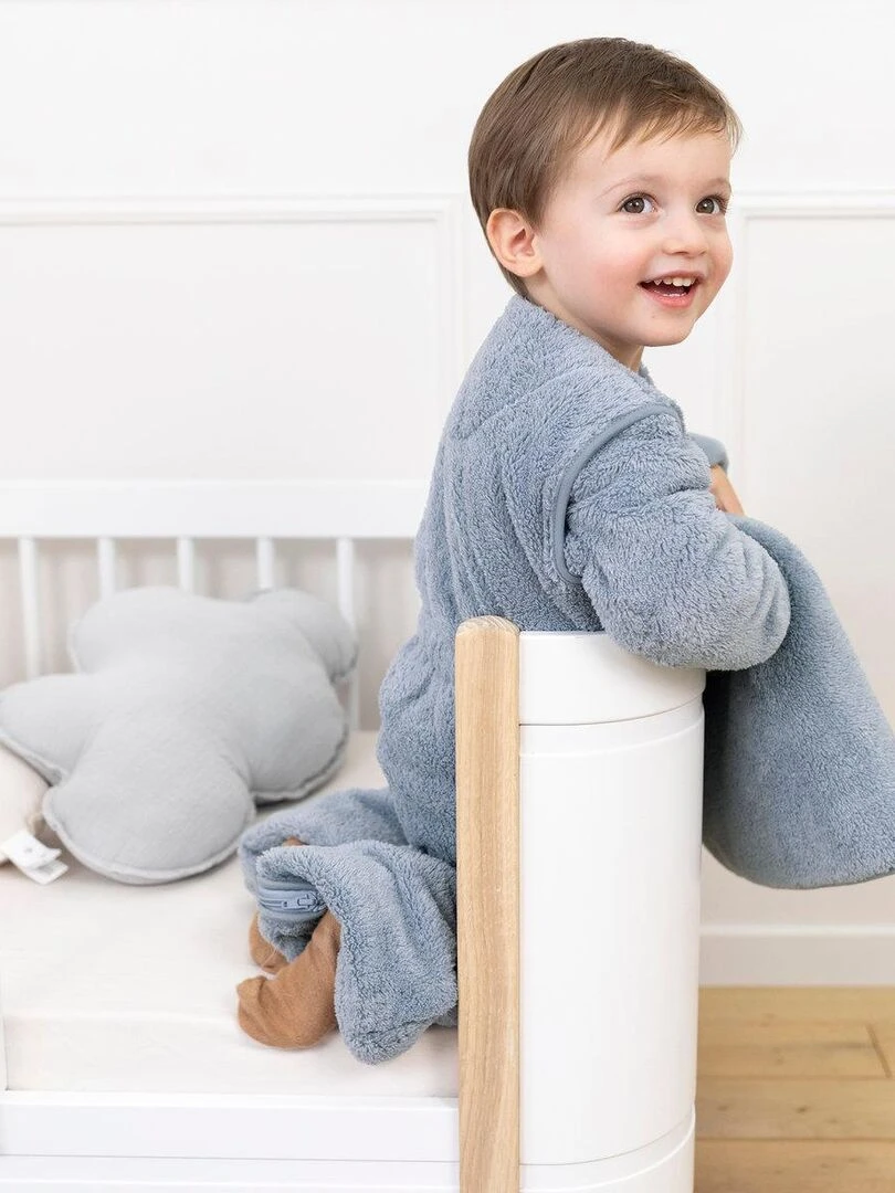 Bemini Gigoteuse  jambes séparables Softy et jersey   Bleu gris