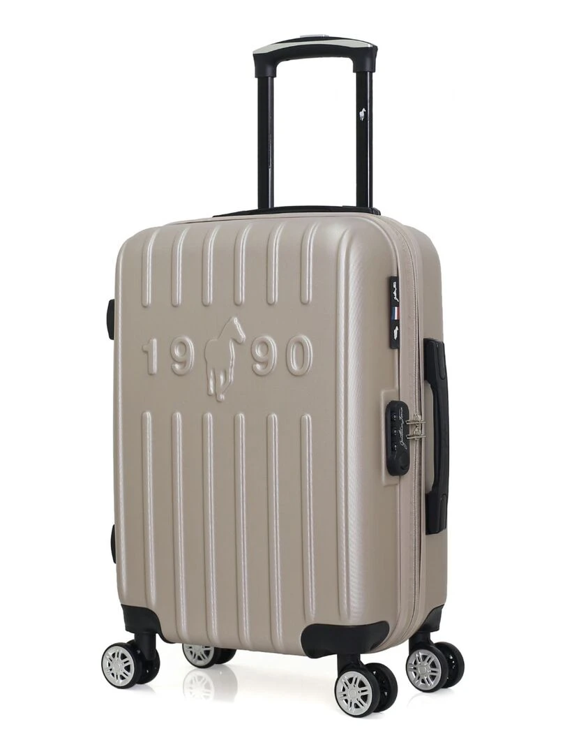 GENTLEMAN FARMER VALISE CABINE ABS ARCHIE 4 ROUES 55 CM Beige