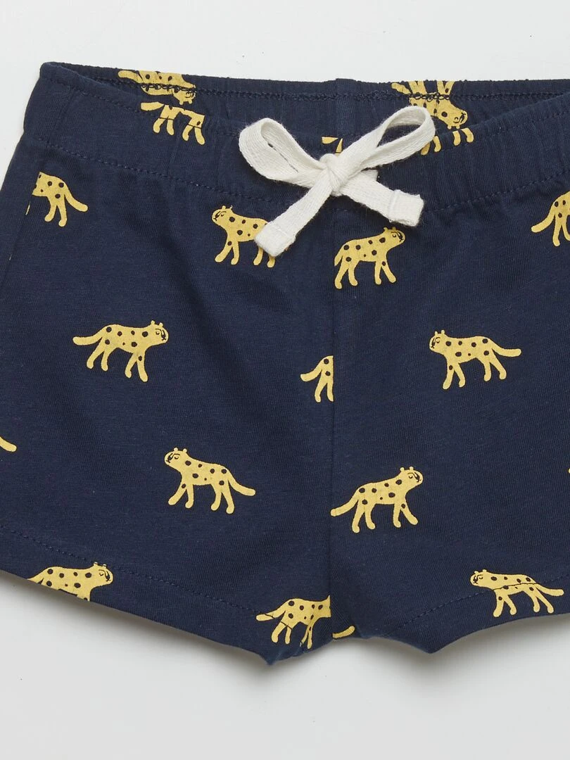 Lot de 2 shorts en jersey   Jaune