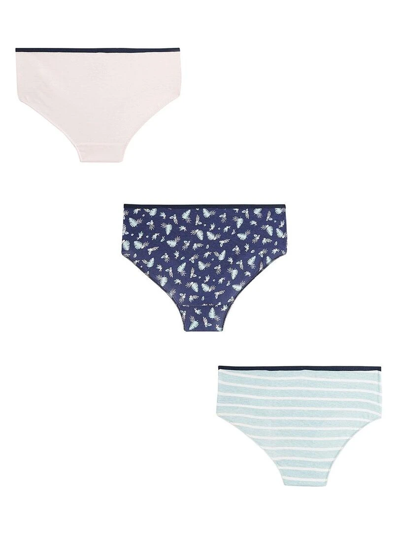 Lot de 3 culottes fille Rejane Multicolore