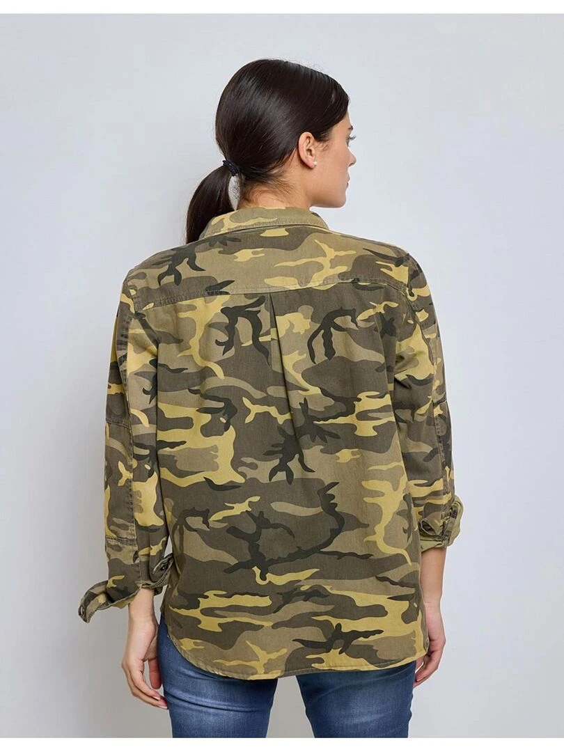 Chemise militaire Kebello   Kaki