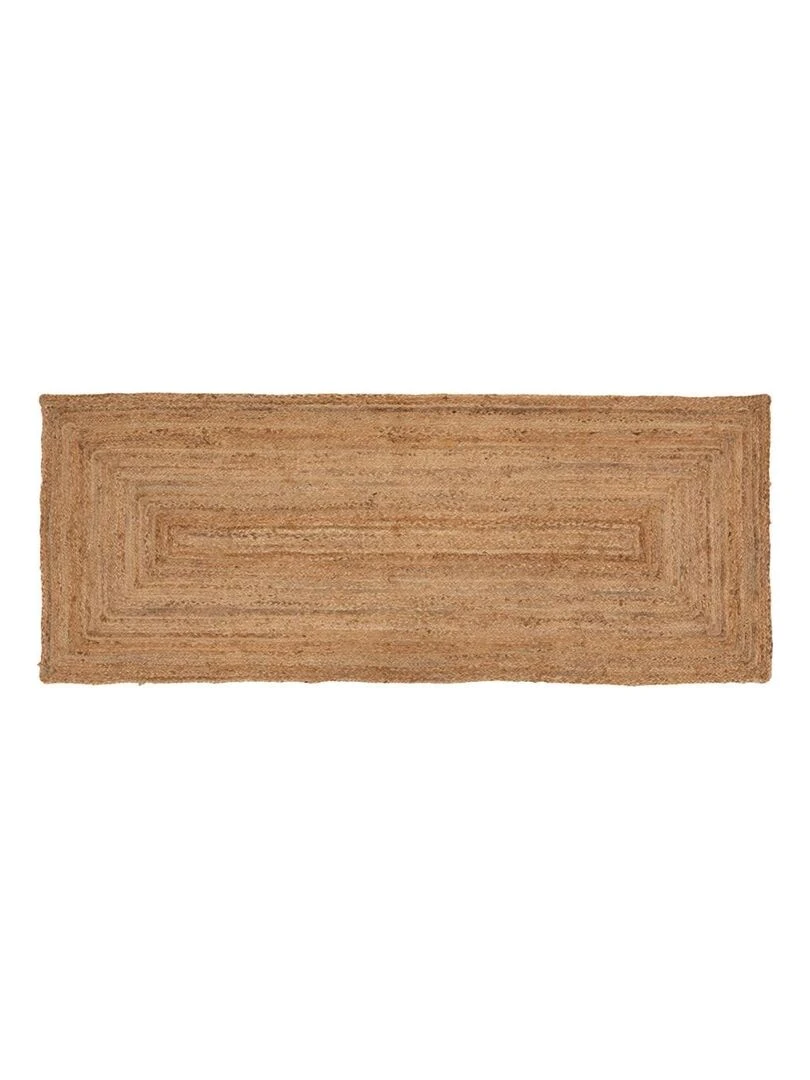 Tapis de couloir 80x200 cm jute naturel Beige