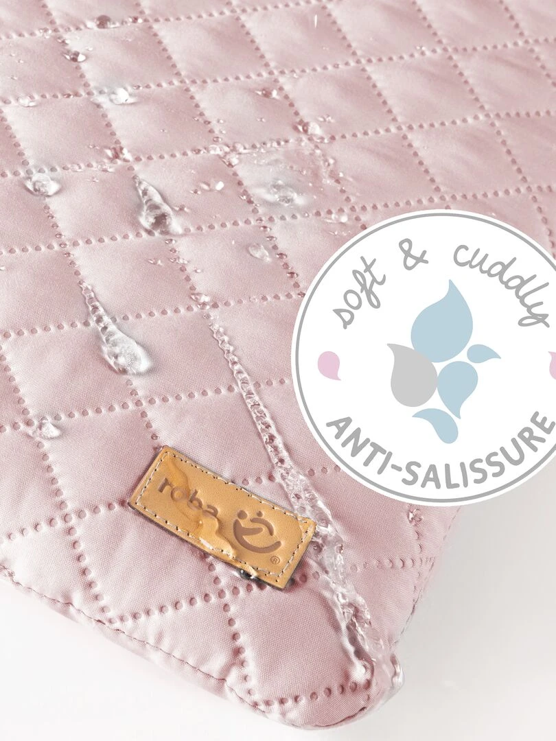 ROBA Matelas À Langer "roba Style" Avec Visage De Lapin   85x75   Rose   Rose