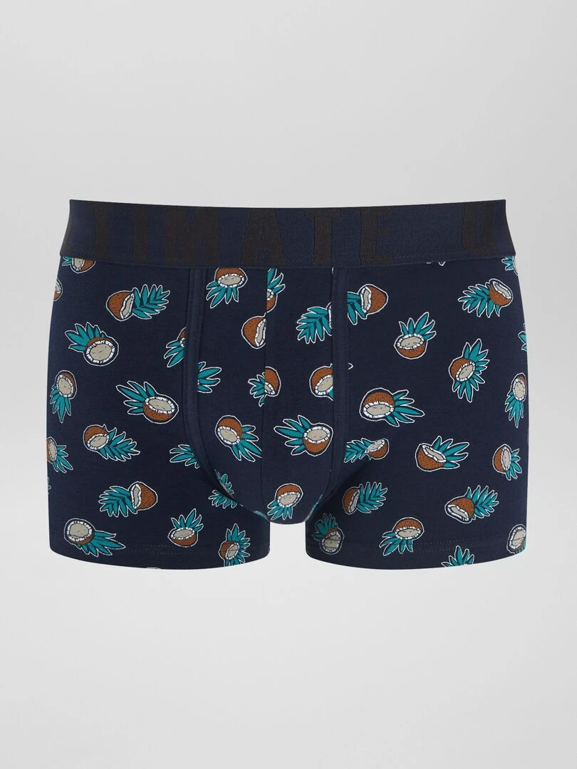 Lot de 3 boxers fantaisie   Bleu