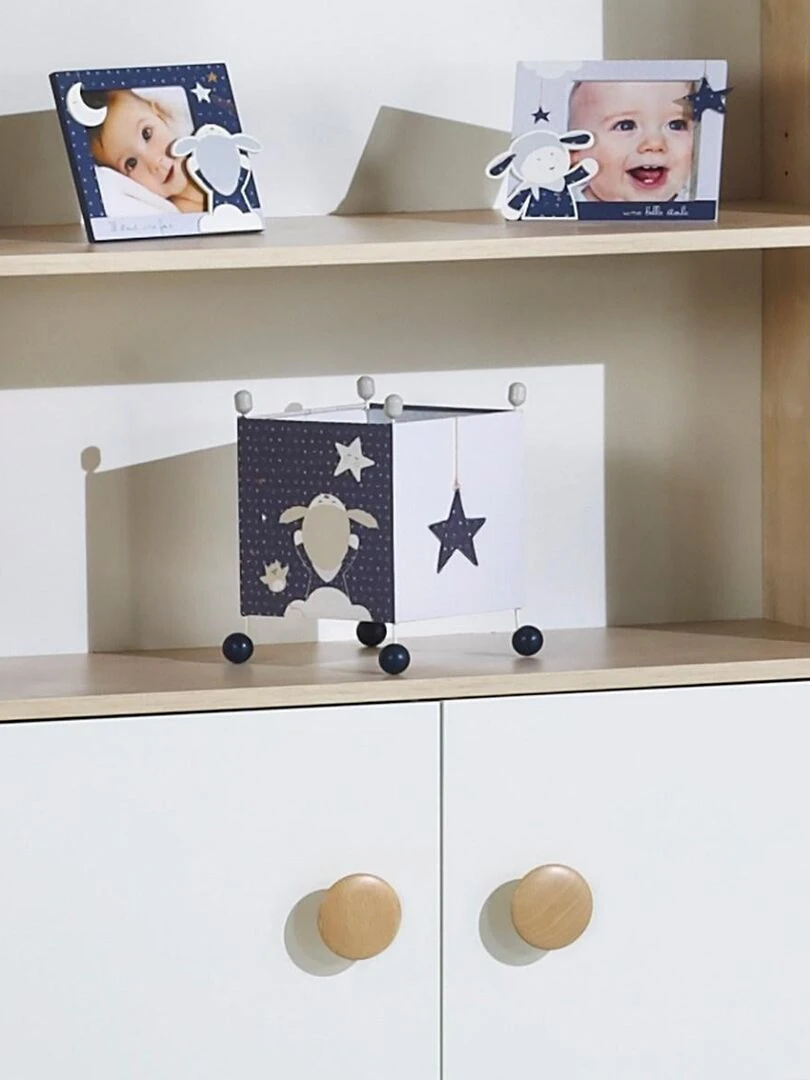 Luminaire enfant à poser en Tissu Bleu   SAUTHON   Bleu