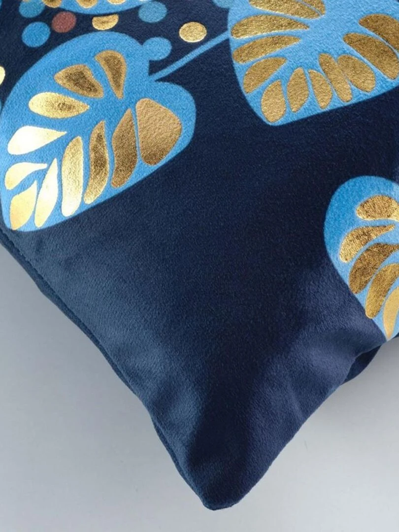 Housse de coussin 40x40 cm velours Inoa or Doré/or