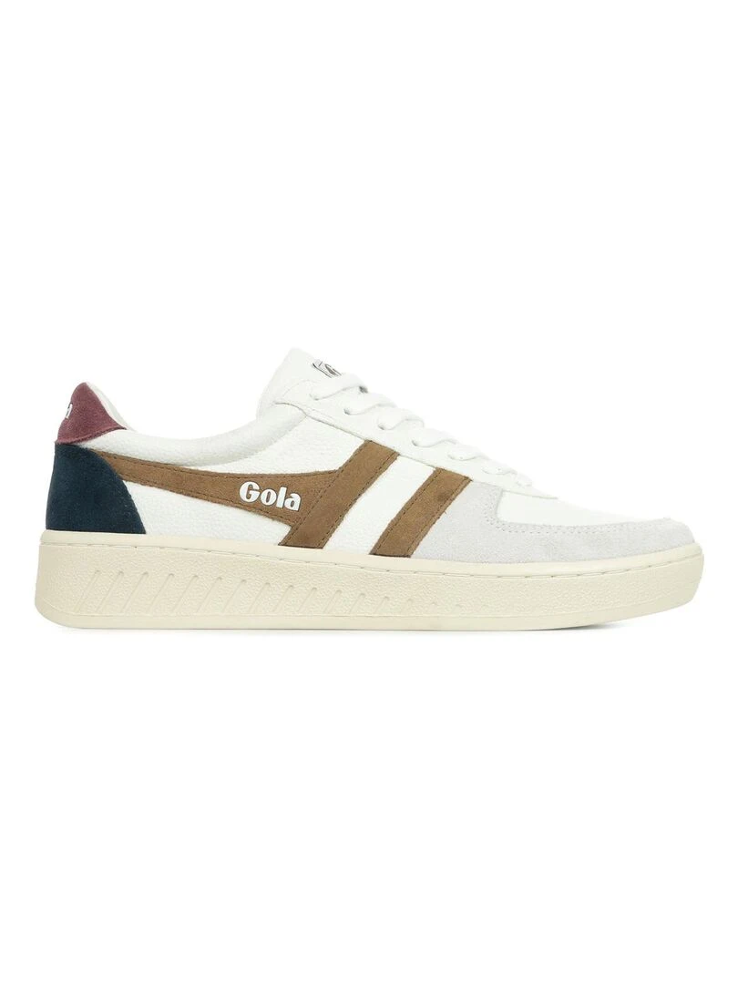 Baskets Gola GrandSlam Trident Blanc Marron