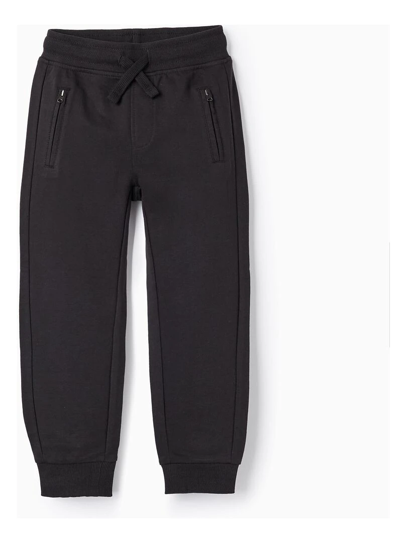 Pantalon de sport pour garçon 'Slim Fit' NATURE TAKEOVER Noir