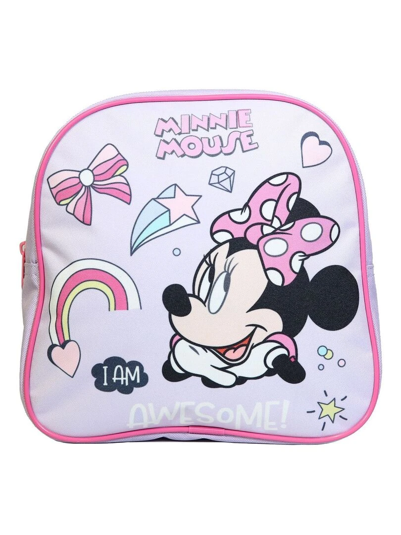 BAGTROTTER Sac à dos gouter maternelle Disney Minnie Violet Violet