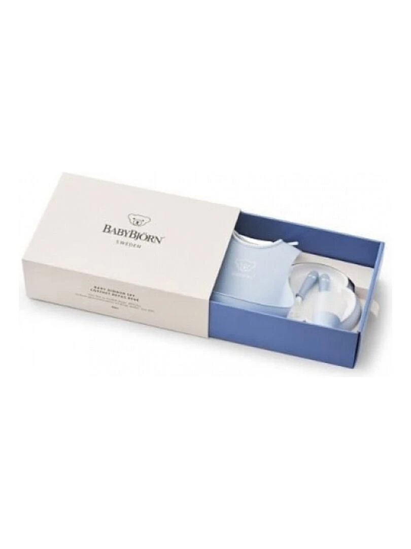 Coffret Repas Bébé Bleu Pastel N/A