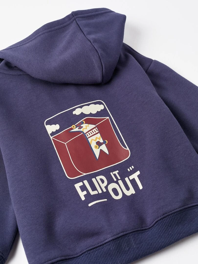 Manteau avec Effet Thermique pour Bébé Garçon 'Skater Life'  Skater's’ Dictionary   Bleu foncé