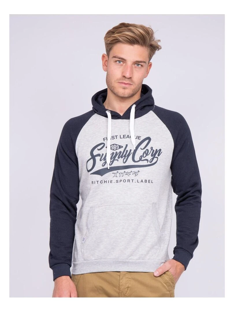 sweat capuche WANDATY Bleu marine