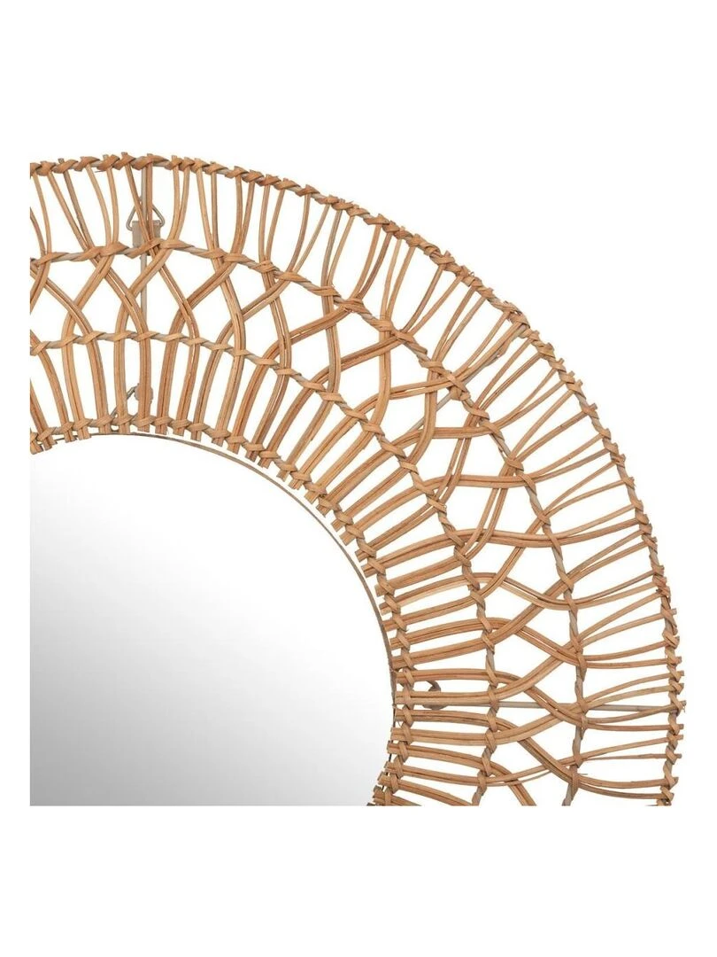 Miroir rotin Milou D58 Beige