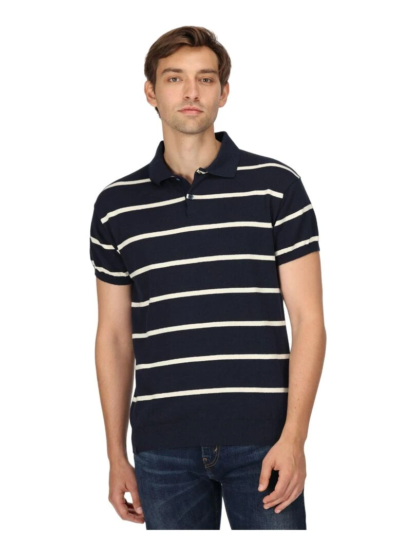 Regatta   Polo ARKOSE   Bleu Bleu marine Blanc