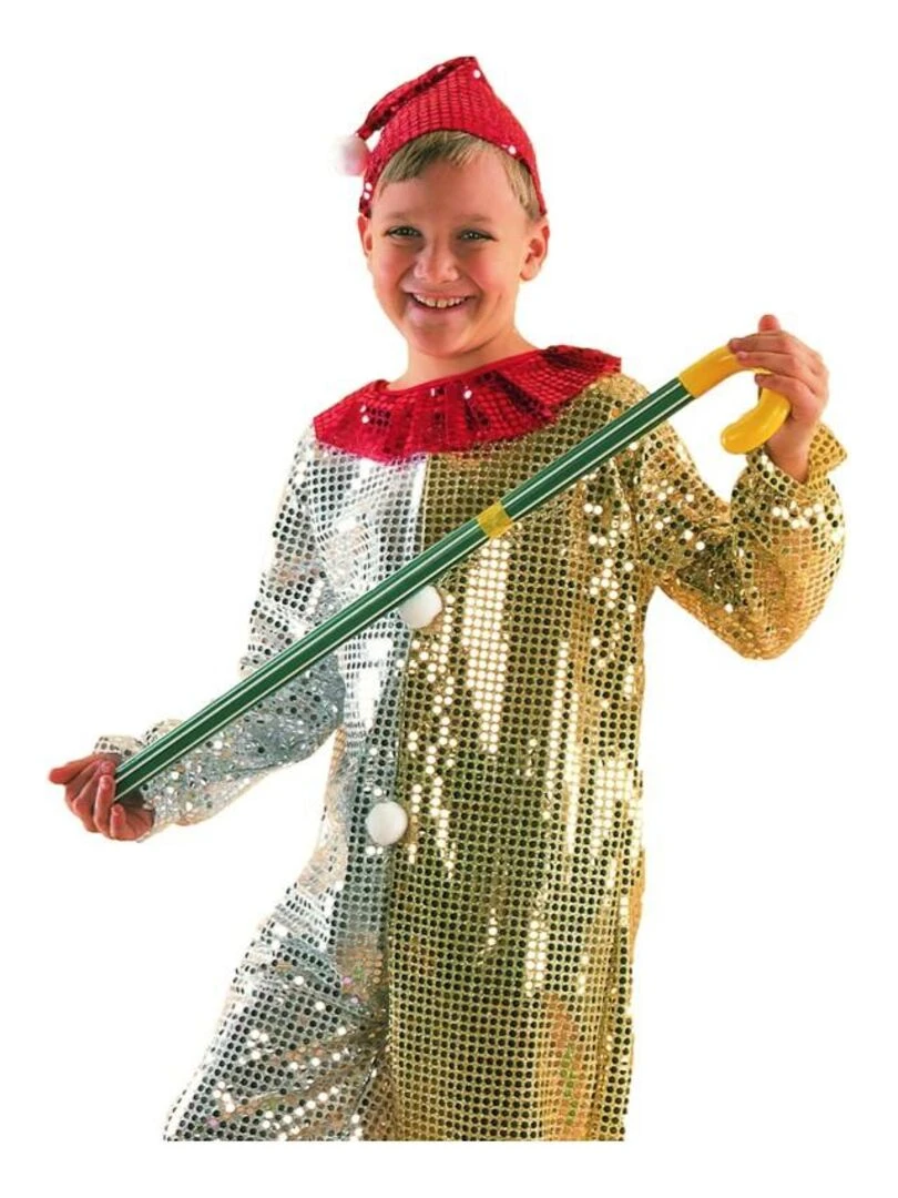 Déguisement Clown à sequins enfant Argenté
