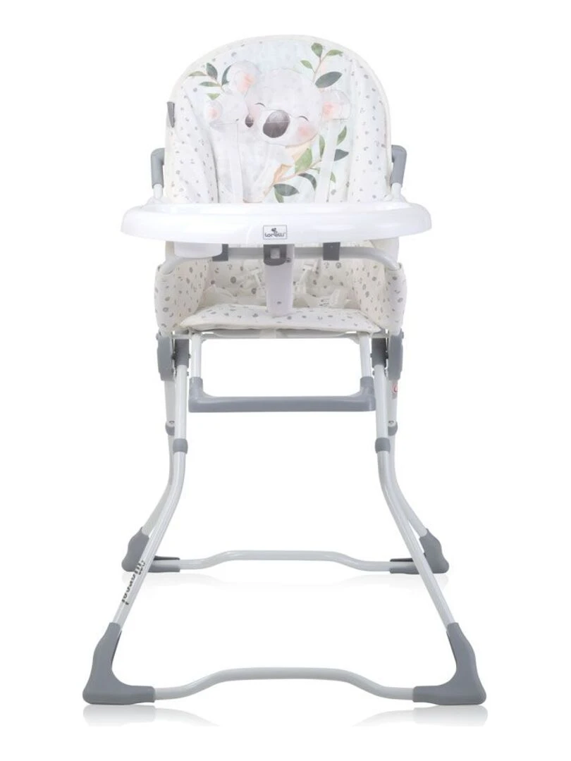 Chaise Haute pour bébé MARCEL Lorelli neige Blanc