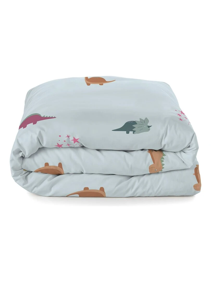 Parure housse de couette 2 pièces Mini dinosaur "Happyfriday"   Blanc