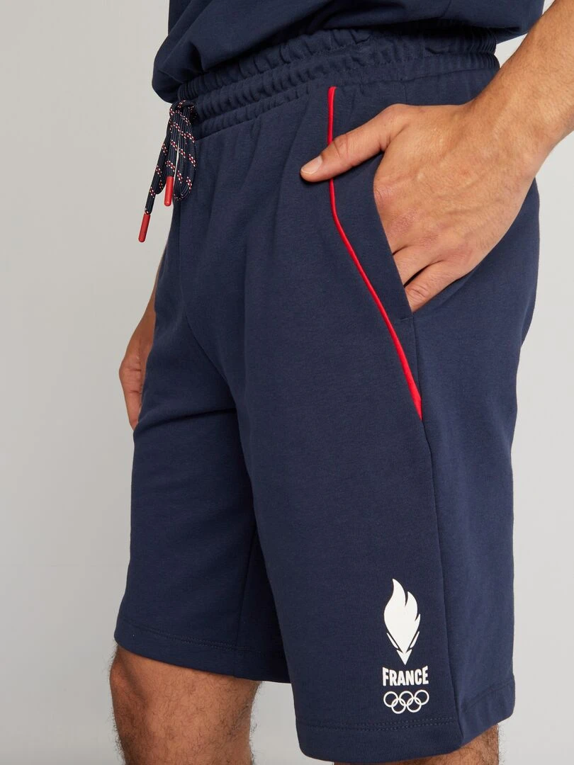 Short de sport   Equipe de France Olympique   Bleu