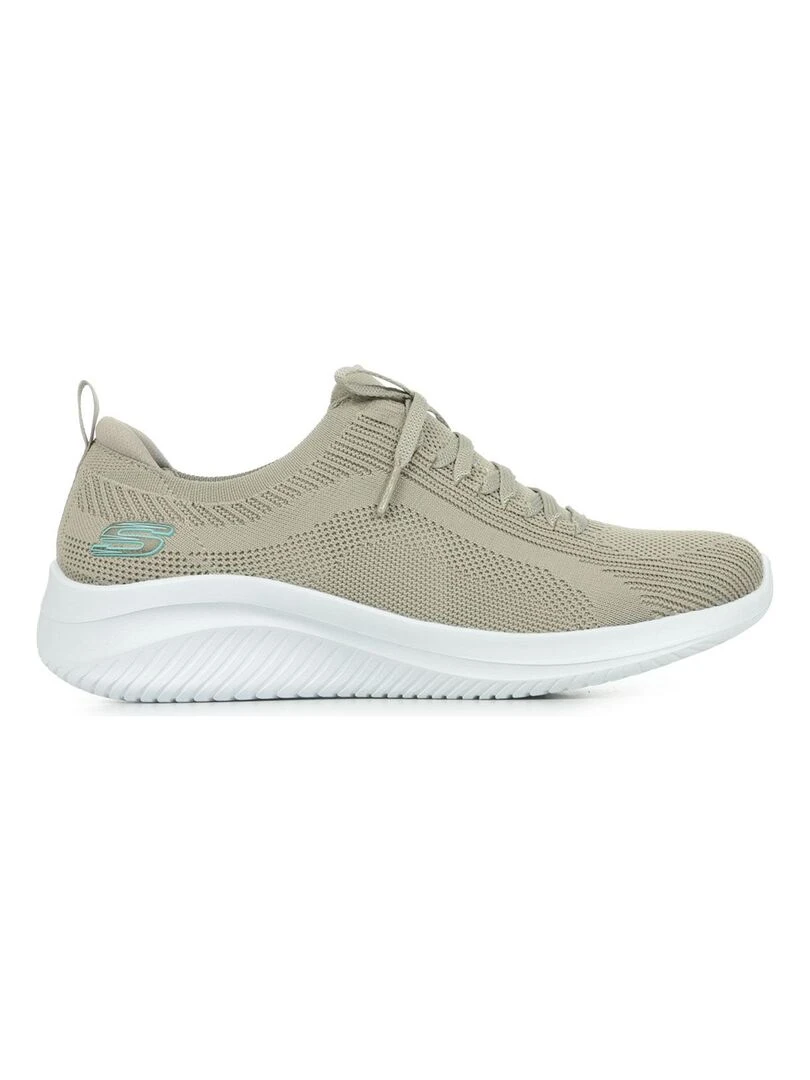 Baskets Skechers Ultra Flex 3.0 Big Plan Blanc Marron