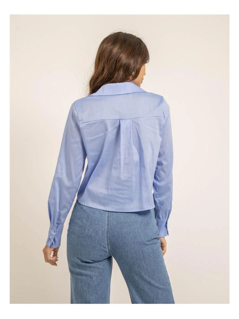 Chemise courte OCELIA Bleu