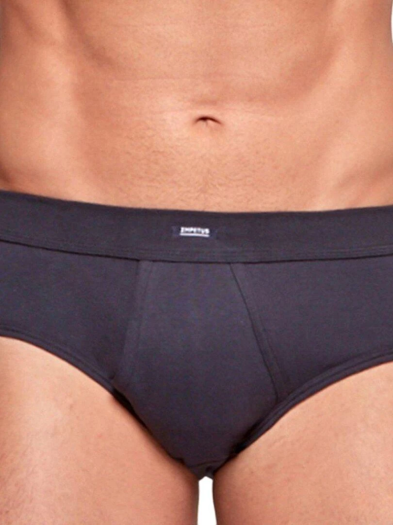 Slip pur coton Essentials Bleu