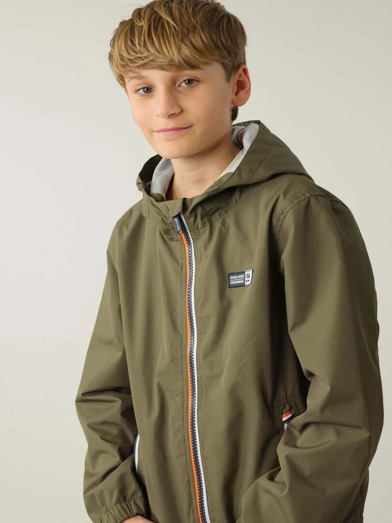 Blouson pour garçon 100 'Deeluxe'   Kaki
