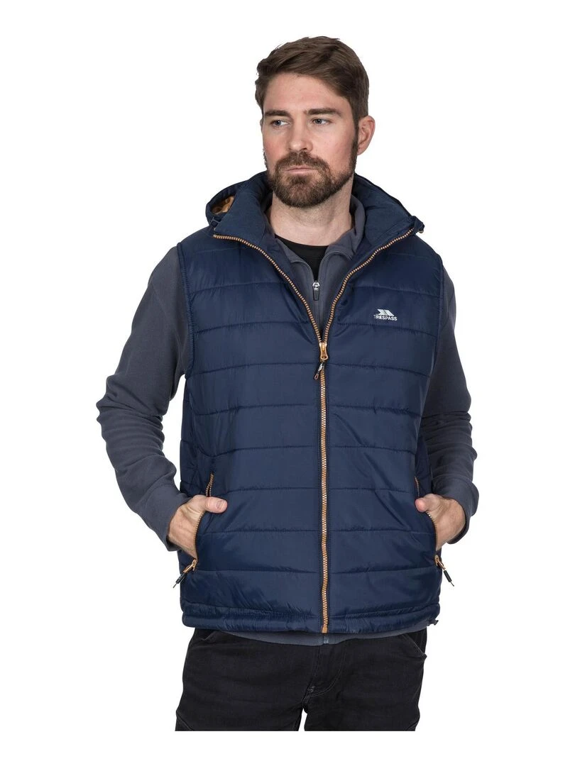 Trespass   Doudoune sans manches FRANKLYN   Bleu marine