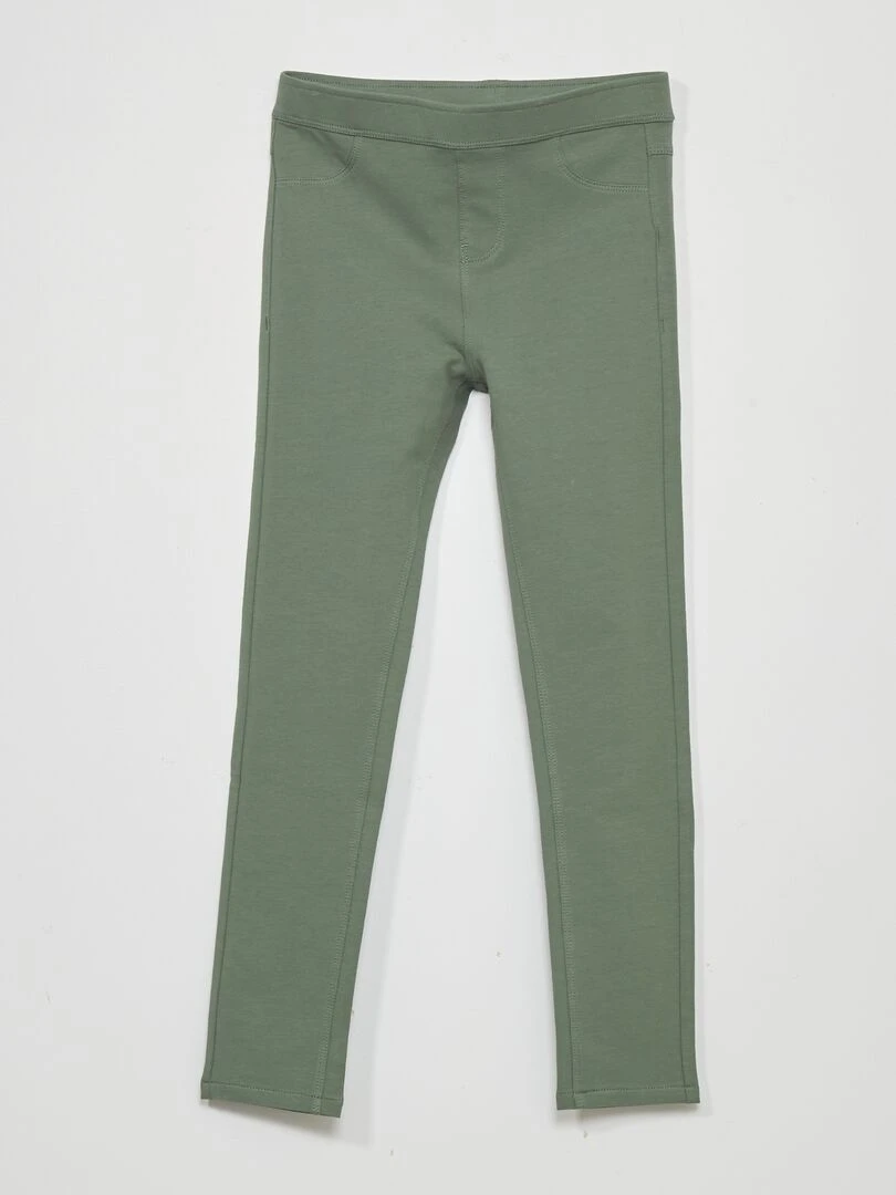 Jegging uni Vert