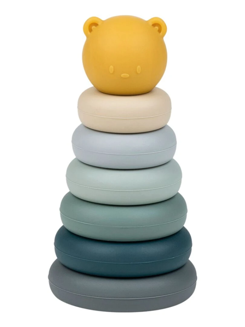 Pyramide à empiler pastel ours bleu N/A