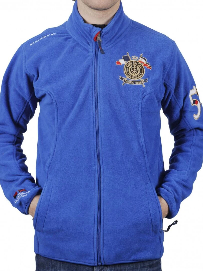 Blouson polaire garçon ECAUBIN VENT DU CAP Bleu