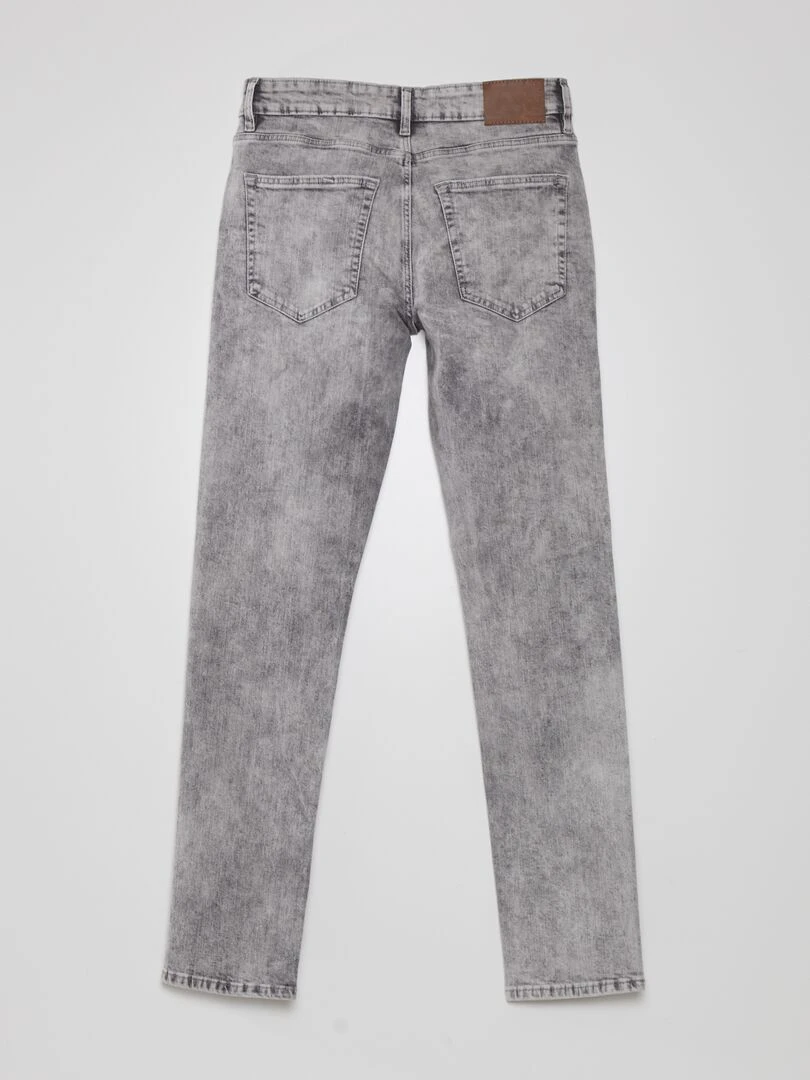 Jean slim Gris