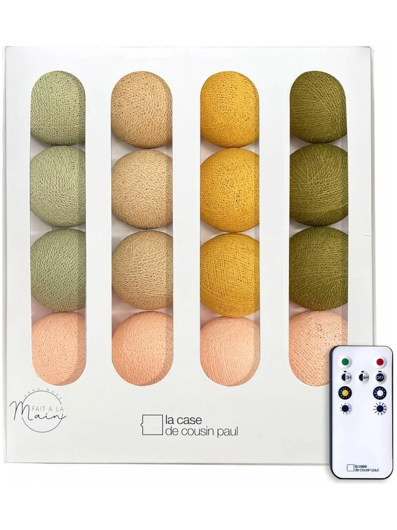 Vénus Guirlande LED avec télécommande Vert tilleul