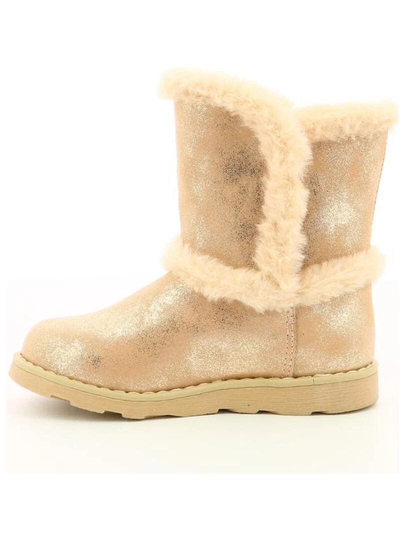 Boots Synthetique Aldoux   Rose