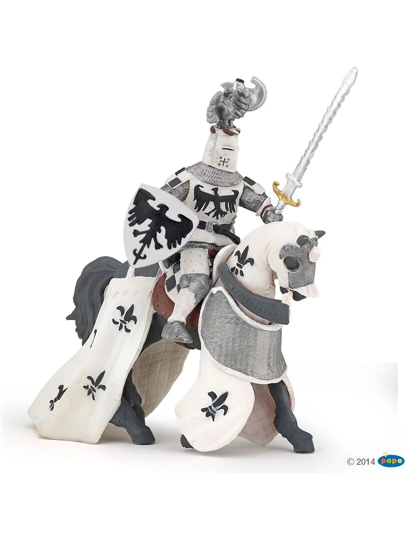 Figurine Chevalier blanc au cimier   N/A