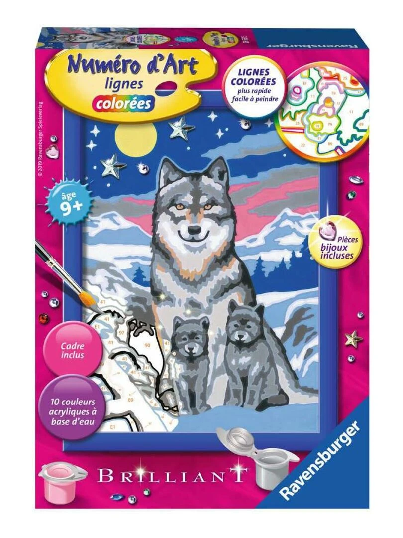 Numéro d'art petit Famille de loups N/A