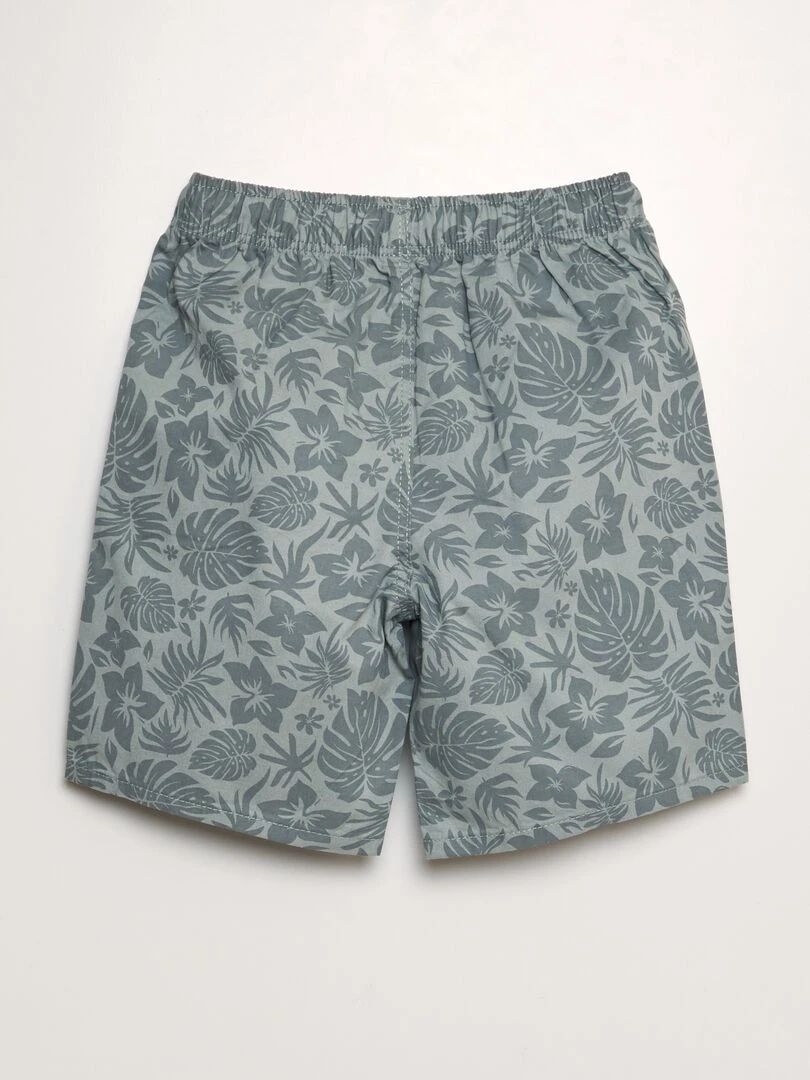 Bermuda imprimé   Bleu