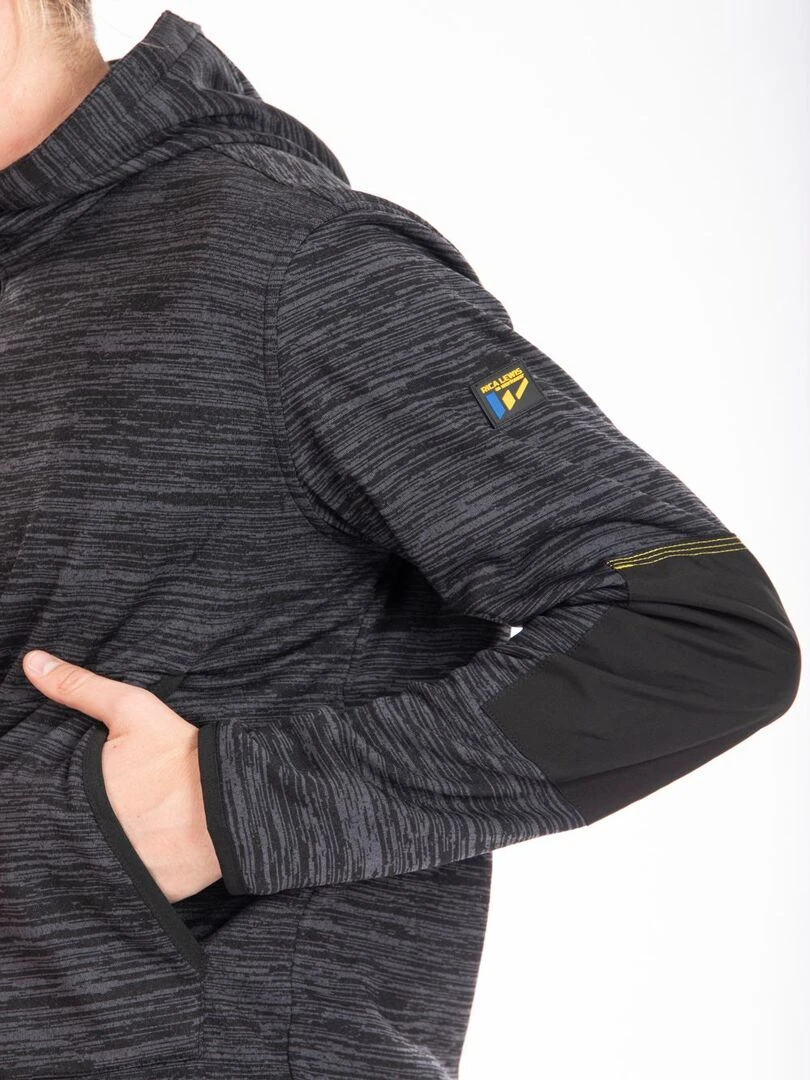 Sweat micro polaire renforcé ALDER 'Rica Lewis' Noir