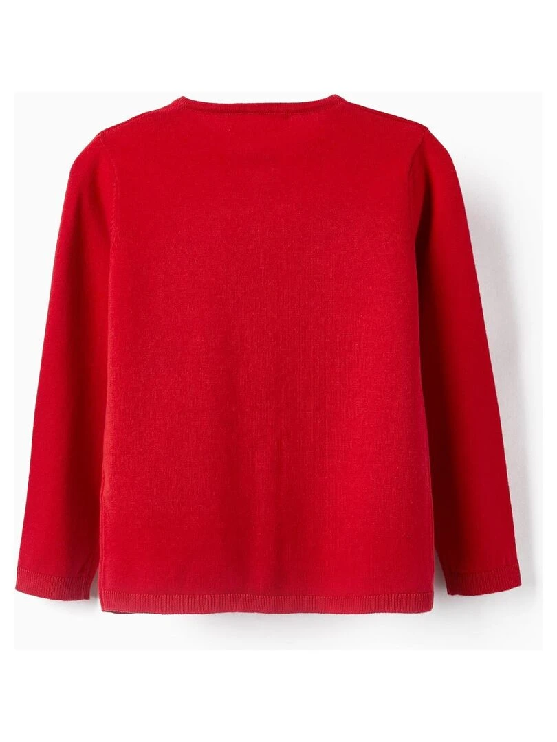 Gilet en Maille en Coton pour Fille ROYALS OFF DUTY Rouge