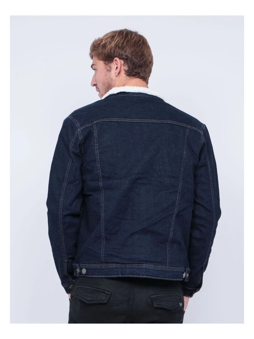 Blouson en jean fourré ZUCKERO Bleu