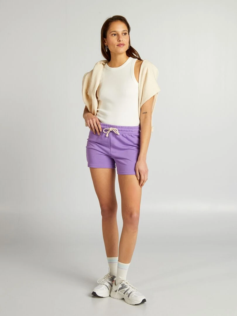 Short de sport Violet