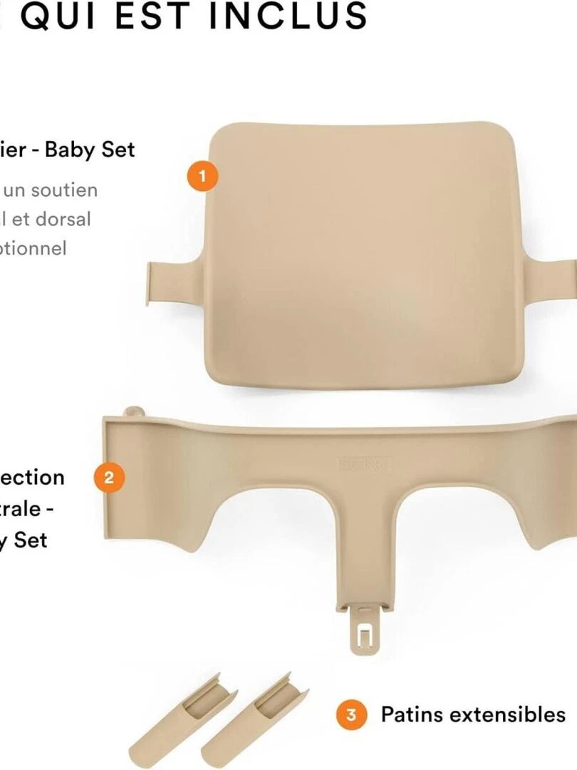 Baby set vert glacier pour chaise Tripp Trapp (Glacier Green)   Vert