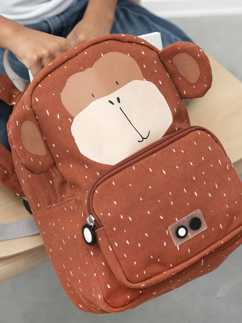 Sac à dos bébé singe Mr. Monkey   Marron