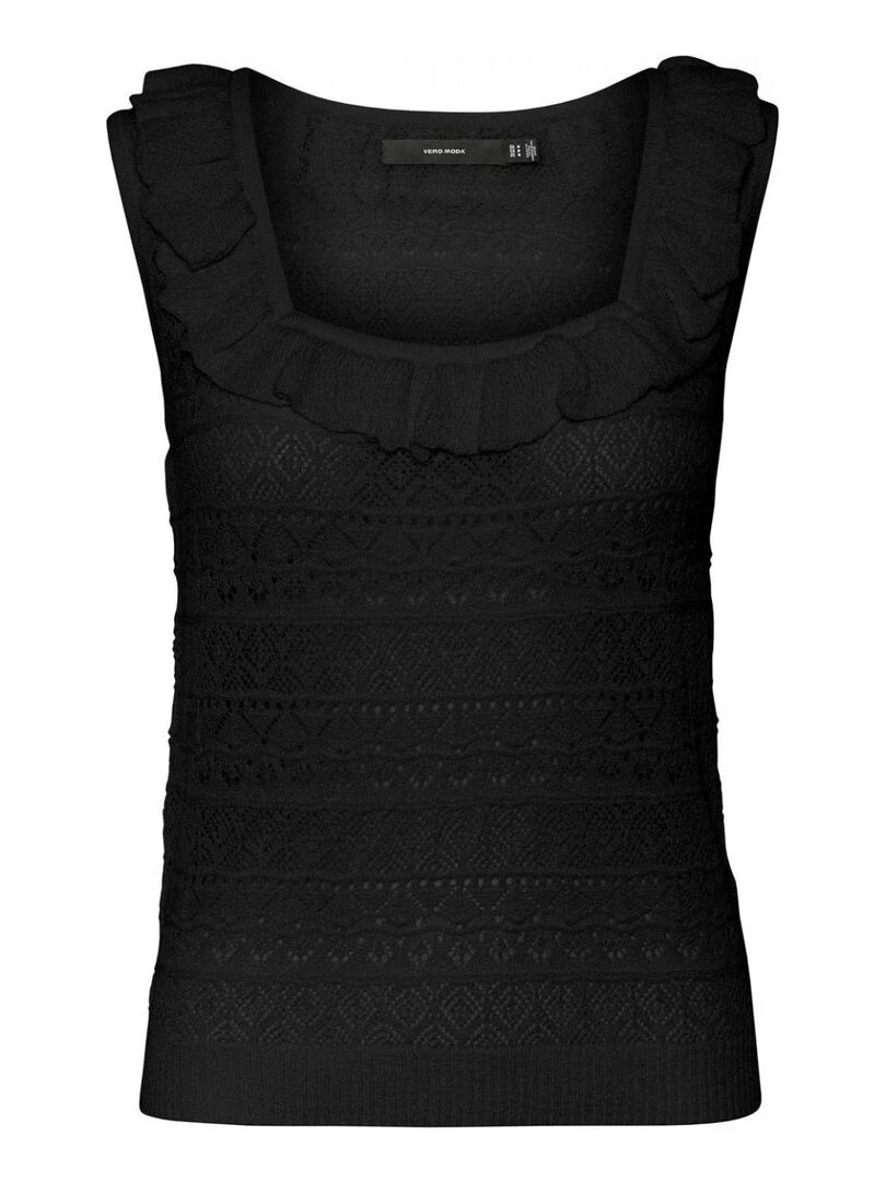 Top Vero Moda Noir Noir